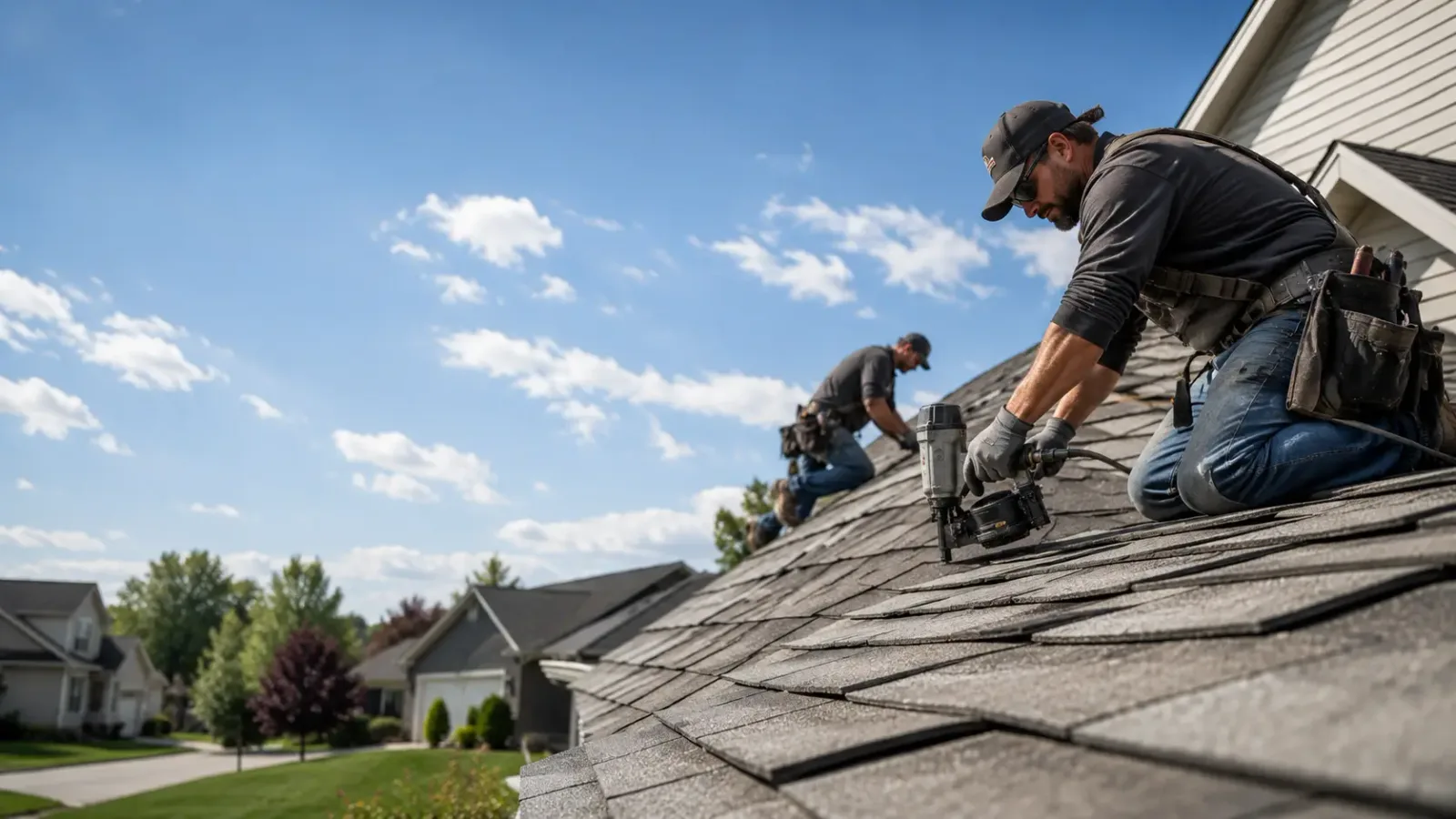 Storm Damage Roof Repair in Thomasboro, IL near me
